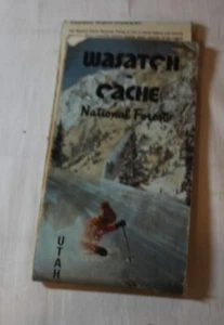 Mapa Forestal Nacional Wasatch Cache Servicio Forestal de Utah de colección 1977 da un toque - Imagen 1 de 13