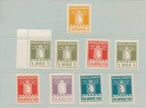 Greenland Pakke Porto Polar Bear MNH (9 Stamps) SK732 - Bild 1 von 2