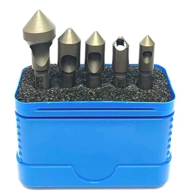 WELDON 5 PC COUNTERSINK SET  82 DEG  INCLUDES CS-5S, 6S, 8S, 10S, 18S - 99046 - Image 1 of 4
