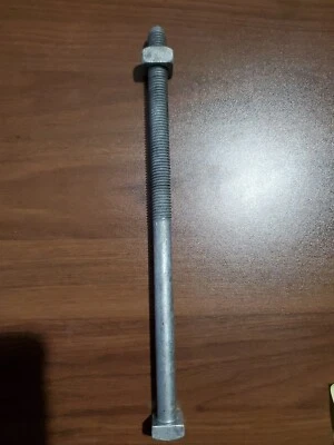 50 Hubbell Chance 螺栓带螺母镀锌 8812 5/8 X 12 机器螺栓 Sq. 头部  — 第 1/4 张图片
