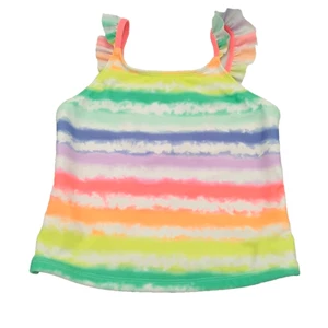 Top de natación Cat & Jack Tankini para niñas M8 de una pieza color verano tie dye - Imagen 1 de 10
