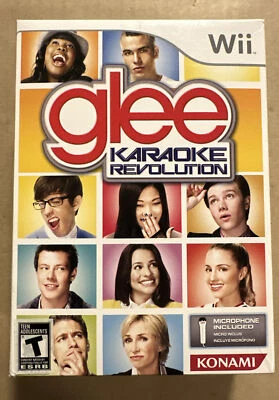 Glee Karaoke Revolution Nintendo Wii Game and Microphone Brand New - Image 1 of 4
