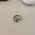 Cute Cat Ring For Women Fashion Design Adjustable Open Silver Color Snake Rin Sp