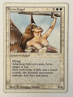 Serra Angel Revised Edition Non-Foil MTG HP - Image 1 of 2