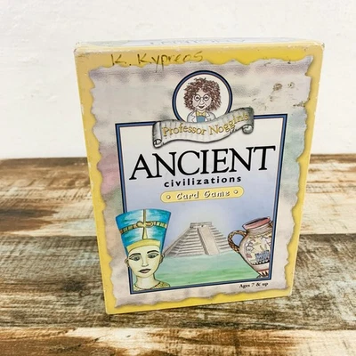 Professor Noggin's Ancient Civilizations Educational Card Game - Complete - Image 1 of 3