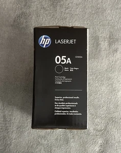 ,HP LaserJet 05A Black Ink Cartridge CE505A Sealed - Picture 1 of 6