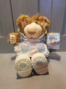 Vintage 1986 Furskins Persimmon Furskin Plush Teddy Bear Designed Xavier Roberts - Picture 1 of 11