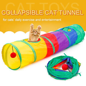 Balle pompon tunnel rabattable route chaton tunnel A7V8