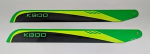 KBDD - 335mm Blade Set - Hubschrauber RC - grün - gelb - Bild 1 von 2
