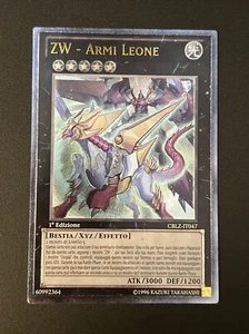 Yu Gi Oh Ita 1St Ed Rare Ultimate Cblz-It047 Zw Armi Leone Xyz - Picture 1 of 4