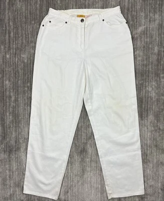 Ruby Rd Jeans Womens 8 White Stretch Comfort Waistband - Image 1 of 4