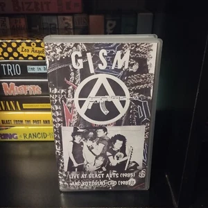 G.I.S.M Live VHS Tape Rare Japanese Punk Rock Gism Good Condition HTF Anarcho - Picture 1 of 3