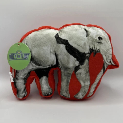Rock the Float Mardi Gras Throw Alabama Crimson Tide Inspired Plush Elephant NEW Cover