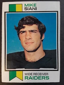 1973 Topps Mike Siani Rookie #101 football card Oakland Raiders - Picture 1 of 2