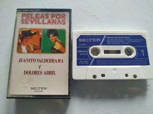Juanito Valderrama y Dolores Abril Peleas Por Sevillanas 1973 Cinta Cassette - Imagen 1 de 3