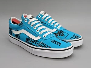 Zapatos Vans Off the Wall 66 para Hombres Ward Azul Buceo Negro Logo Mezcla Talla 7.5 - Imagen 1 de 10