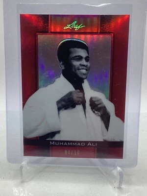 2010 Leaf Muhammad Ali Red Prismatic /10 #60 - Image 1 of 2