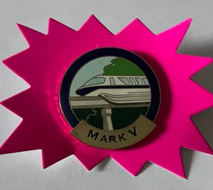 Disney Pin. Monorail Mark 5. Heavy Double Backed Limited Edition Pin. - Picture 1 of 2
