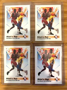Carta 1991-92 Skybox Michael Jordan vs Magic Johnson Moments finali NBA #333 nuova di zecca - Foto 1 di 2