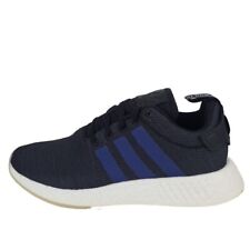 Adidas Women's NMD R2 Sports Sneakers CQ2008 Athletic Shoes Black Blue Sz 9