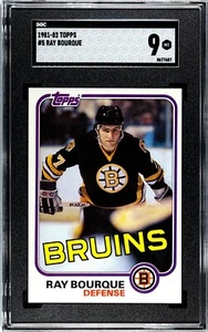 1981-82 Topps Ray Bourque (Boston Bruins) #5 SGC 9 - Imagen 1 de 2