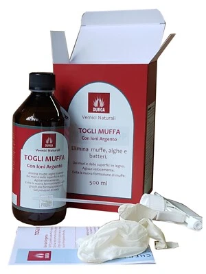 Antimuffa Spray Naturale (Soluzione Canadese) Durga Bio Muffa Stop Sali Di Boro - Immagine 1 di 4