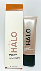 Smashbox Halo Healthy Glow All-In-One Tinted Moisturizer SPF 25 TAN DEEP 1.4floz - Picture 1 of 2