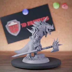 Mini RPG de mesa Lizardfolk Commoner miniatura monstruo mazmorras y dragones DnD - Imagen 1 de 8