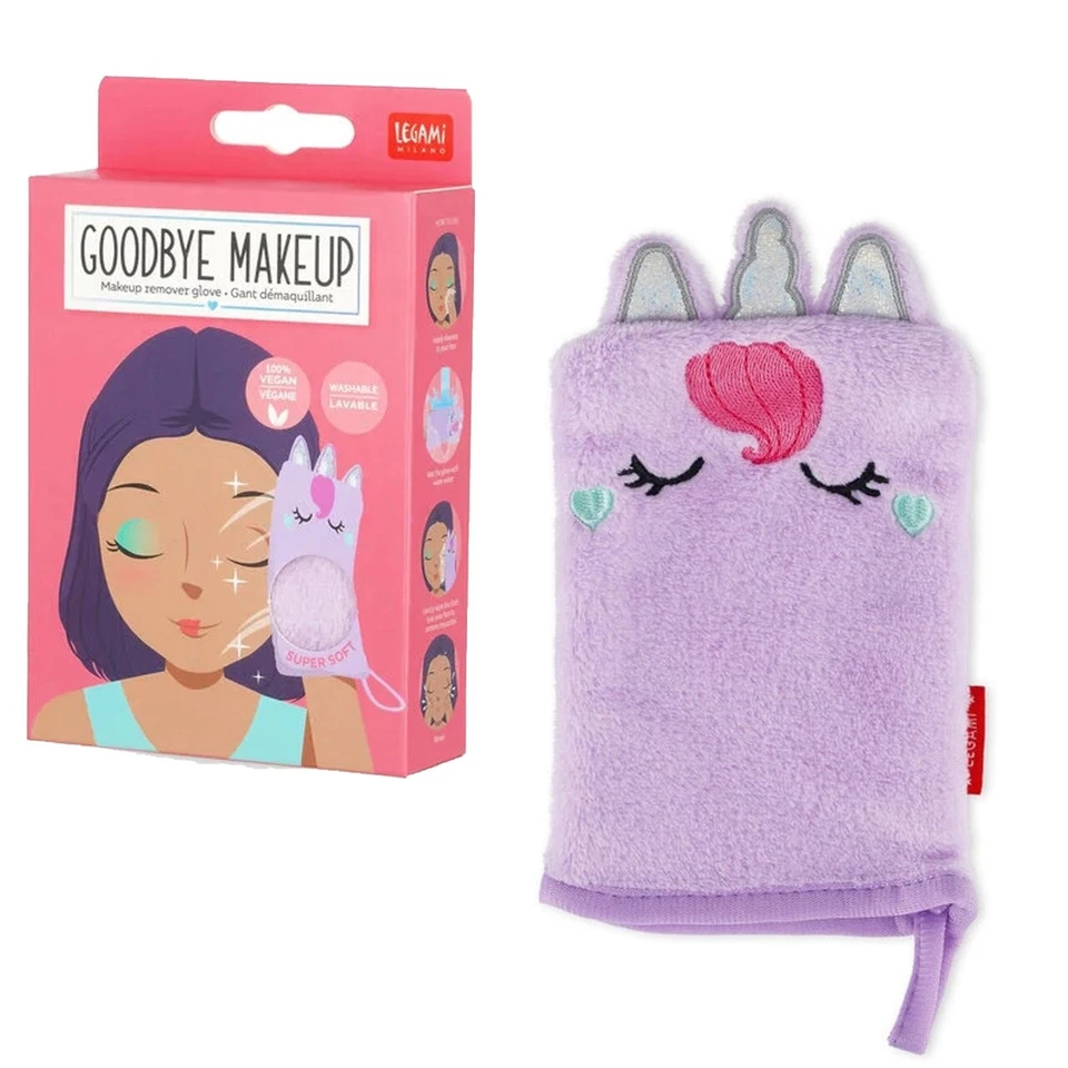 ABSCHMINKHANDSCHUH GOODBYE MAKEUP! EINHORN VON LEGAMI NEU OVP - Bild 1 von 1