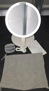 Glo Tech Faltbarer Reise LED Spiegel 45721 - Weiß - 1821526 - Bild 1 von 9