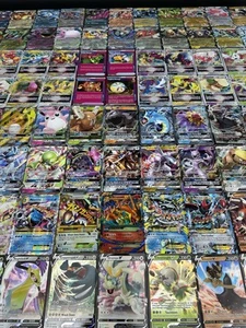 Pokemon Card Lot 100 Official TCG Cards + Ultra Rare | VMAX GX EX VSTAR OR V - Picture 1 of 11
