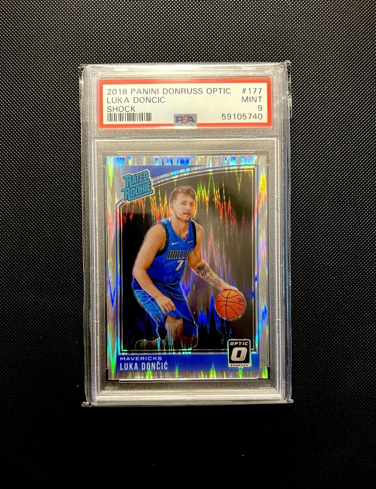 2018-19 Panini Donruss Optic - 评级新秀 Luka Dončić #177 Shock Prizm (RC) — 第 1/1 张图片