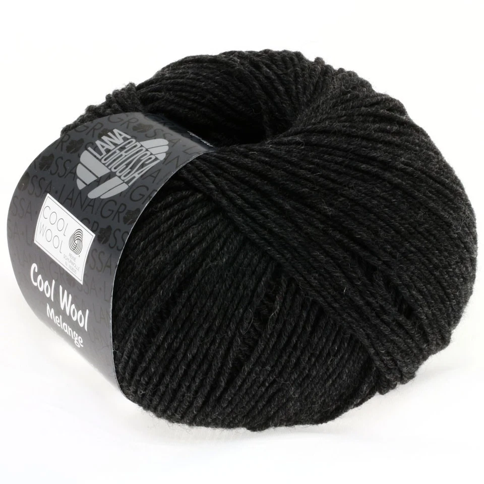 Wolle Kreativ! Lana Grossa - Cool Wool Melange - Fb. 444 anthrazit 50 g - Bild 1 von 1