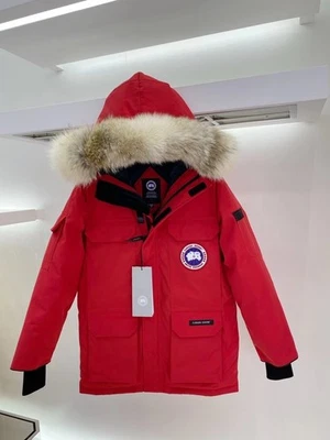 Canada Goose 08 Expedition Parka off Black Down Red ❤️ - Imagem 1 de 4