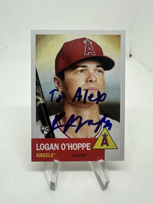 Logan O’Hoppe Signed Autograph 2023 Topps MLB Living Set Card #668 LA Angels - Image 1 of 2