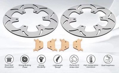 Pastillas de rotor de freno delanteras XVZ1300 para Royal Star XVZ1300 Midnight Venture 2002-2007 Foto 1 de 4