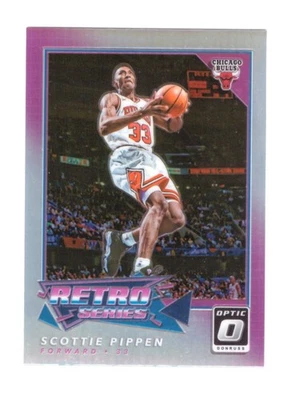 2017-18 Optic Retro Series Scottie Pippen Holo Siver Prizm With Michael Jordan - Image 1 of 2