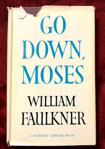 GO DOWN, MOSES (1942) by William Faulkner. Modern Library Vintage Hardcover Book - Picture 1 of 14