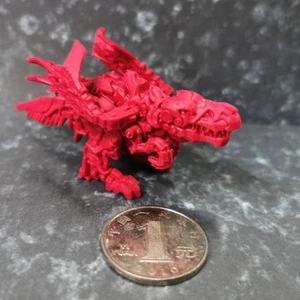TOMY ZOIDS Mini Rojo GILRAPTOR Figura de Acción Monstruo Modelo Juguete Colección 1x - Imagen 1 de 2