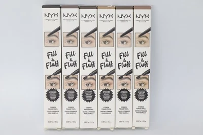 NYX FILL & FLUFF EYEBROW POMADE PENCIL WITH BRUSH 0.2g - CHOOSE SHADE
