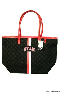 NCAA Utah Utes University Canvas Tote Handbag Purse Bag Football Official - Picture 1 of 4
