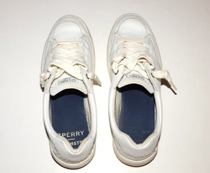 Women's Sperry Top-Sider Plush Step White Leather Upper Sneakers Size 9M - Imagen 1 de 6