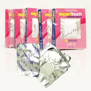 20/60/80/100/200/250 pcs OPI Expert Touch Gel Polish Remover ~Foil Wraps Shellac - Picture 1 of 9
