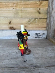 Jamaican pipe Rastafarian Jamaica Decor Unique Vintage Piece - Picture 1 of 8