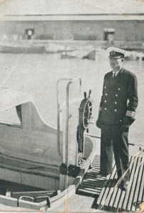 PALESTINA, ISRAELE, PRIMA NAVE, CAPITANO ZEEV HAYAM, 1940 - Foto 1 di 2