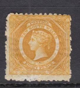 New South Wales, SG 236, 8d yellow perf 10 Cat £200 - mounted mint - Picture 1 of 2