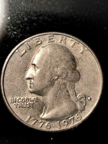 1776-1976 Denver Mint Bicentennial Quarter filled D mint error Cover
