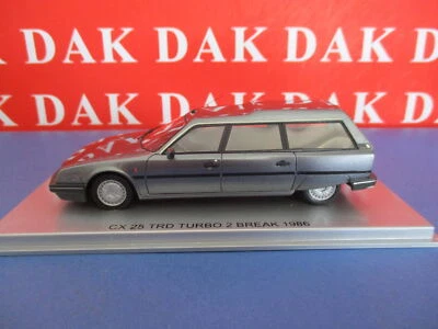 1/43 Modellino Auto Citroen CX 25 TRD Turbo 2 Break 1986 Grey Met by Kess - Immagine 1 di 4