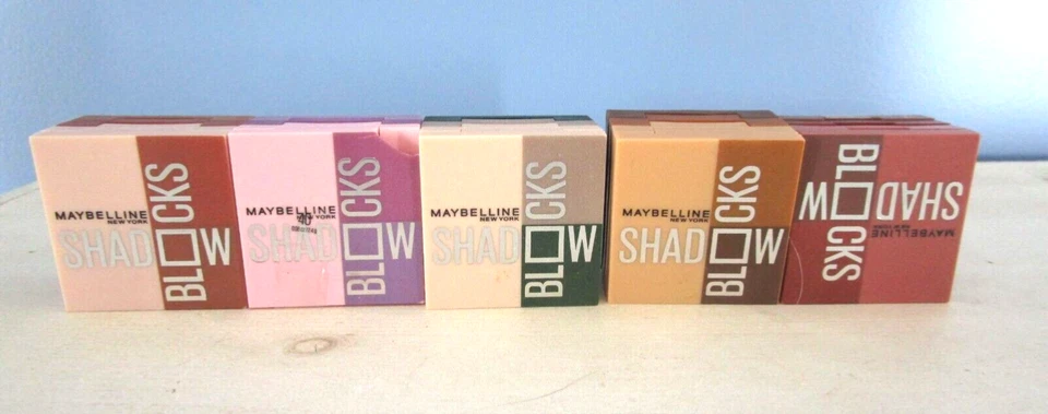 Maybelline Shadow Blocks EyeShadow Trio Eye Shadow Pick 1 New - Image 1 of 1