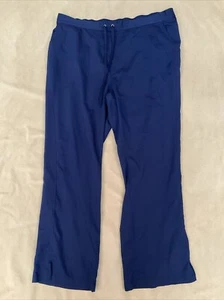 Pantalones Médicos Healing Hands 2X Mujer Azul Marino Púrpura Etiqueta - Imagen 1 de 4